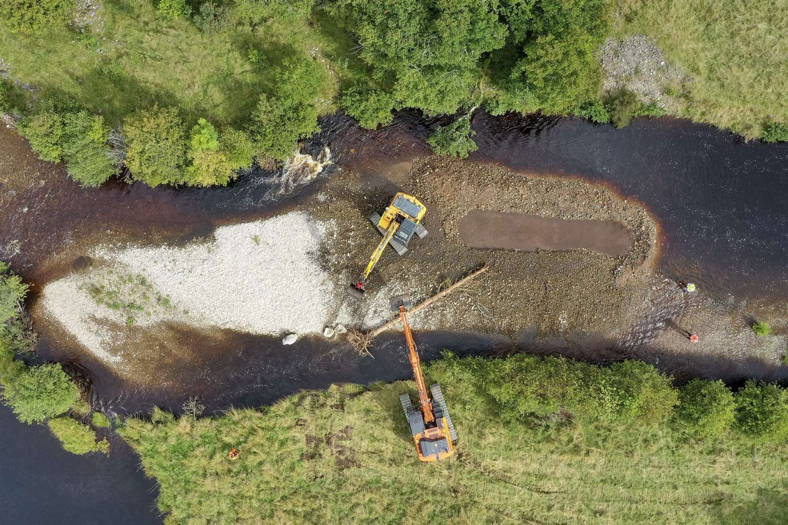 Work in progress: Insh Marshes floodplaiin restoration